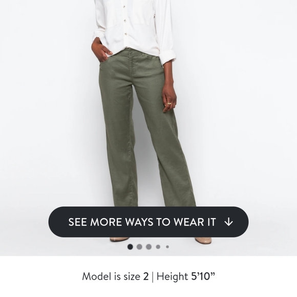 Liverpool Linen Blend Pants - Picture 1 of 9